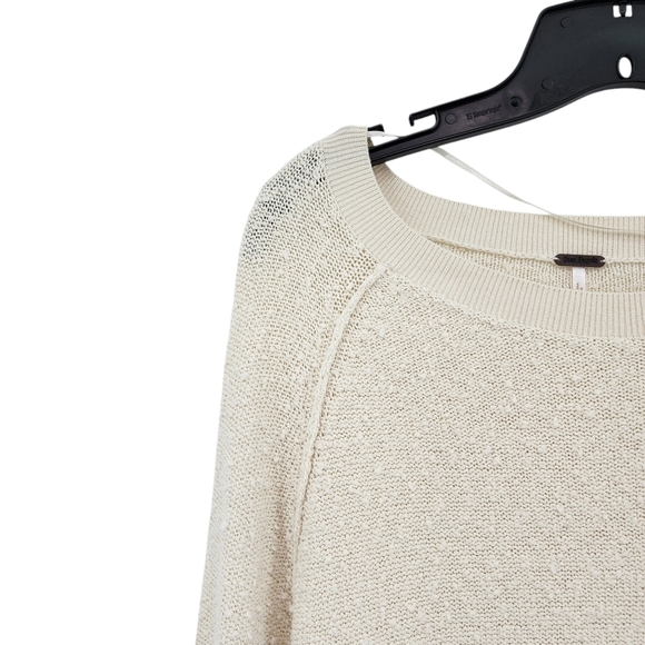 Free People Women's Found My Friend Textured Pullover Oversized Sweater - XS - Picture 3 of 9